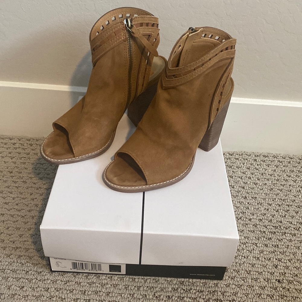 Dolce Vita Open Toe Heel Bootie, NWT